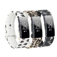 Floral Bands Compatible with Fitbit Inspire HR/Inspire/Ace 2 Replacement Watch Band Pattern Strap Accessory Wristband for Inspire and Inspire HR Women Men Small Large