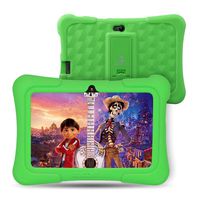 Dragon Touch Y88X Plus Kids Tablet 16 GB 2019 Edition, 7 inch HD IPS Display Touchscreen Kidoz Pre-Installed with All-New Disney Content - Green