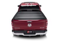 BAK BAKFlip MX4 Hard Folding Truck Bed Tonneau Cover | 448227 | Fits 2019-20 Dodge Ram 1500 5'7" Bed