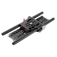 JTZ DP30 Universal Quick Release QR Baseplate 19mm Rod Rig for Follow Focus Matte Box Canon 5D III Sony A7 II GH4/5/5s FS5/7 Blackmagic Ursa Mini BMPCC 4K DSLR Camcorder Cameras, Arri Rosette Mount