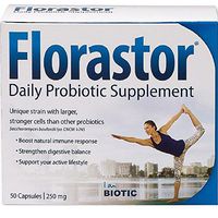 Florastor - 50 count, 250mg (Pack of 3 - 150 count total)