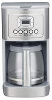 Cuisinart DCC-3200 14 Cup Glass Carafe with Stainless Steel Handle Programmable Coffeemaker, Light Grey