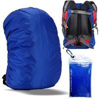 Gryps Waterproof Backpack Rain Cover with Adjustable Anti Slip Buckle Strap & Sliver Coating Reinforced Inner Layer for Camping, Hiking, Traveling, Hunting, Biking and More, 40-50L(Sapphire Blue)