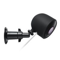 Wasserstein Versatile Aluminum Wall Mount with Integrated Protective Silicone Cover Compatible with Nest Cam Outdoor Now Mount Your Nest Cam Outdoor and Angle it whichever Way You Like (Black)