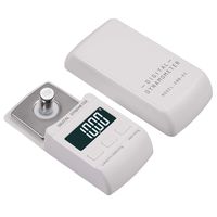 Neoteck Digital Turntable Stylus Force Scale Gauge 0.01g/100g Blue LCD Backlight for Tonearm Phono Cartridge - White