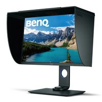 BenQ SW271 27 Inch 4K HDR Professional IPS Monitor |10-Bit with 14-Bit 3D LUT Hardware Calibration| Aqcolor for Accurate Reproduction | Detachable Shading Hood