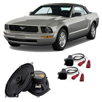 Compatible with Ford Mustang 2005-2009 Front Door Factory Replacement Harmony HA-R68 Speakers New