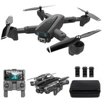 GoolRC CSJ S167 GPS Drone, 5G WiFi FPV RC Drone with Camera 4K HD Gesture Photos Video, Auto Return Home, Altitude Hold, Follow Me RC Quadcopter for Adults with 3 Batteries and Handbag
