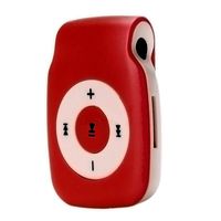 Sannysis Mini Clip USB MP3 Player Micro SD TF Card Music Media (Red)