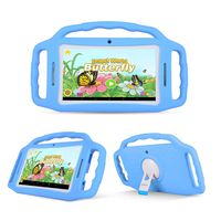 7" Kids Tablet, Android 9.0, Quad core, 2GB RAM + 16GB ROM, Safety Eye Protection Screen, Per-Installed iWawa APP, Parental Control, 0.3+2.0MP Dual Camera, 2650mAh, Free Silicone case (Blue)
