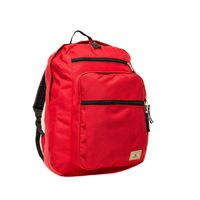 Everest Multi-Compartment Daypack with Laptop Pocket Backpack, Red, One Size