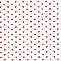 Tiny Red Hearts on White Tissue Paper XND-077