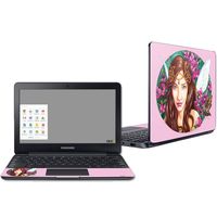 Mightyskins Skin Compatible with Samsung Chromebook 3 11.6" - Mystical Pinks | Protective, Durable, and Unique Vinyl Decal Wrap Cover | Easy to Apply, Remove, and Change Styles | Made in The USA