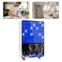 Boquite Water Heater, Instant Water Heater, Tankless Instant Electric Hot Water Heater for Home Bathroom Shower, 220V 6500W