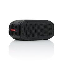 BRAVEN BRV-PRO Portable Wireless Bluetooth Speaker [30 Hours][Waterproof] Built-in 2200 mAh Power Bank Charger - Black/Red