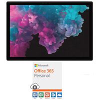 Microsoft KJT-00001 Surface Pro 6 12.3" Intel i5-8250U 8GB/256GB SSD Convertible Laptop Office 365 Personal 1-Year Subscription for 1 Person