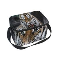 DoubleCW African American Family Lunch Box Insulated Moisture Resistant Easy to Clean with Helpful Extras for Quick and Simple Organizor