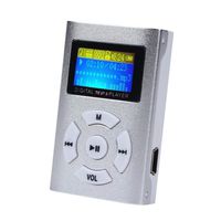 Zippem Monochrome Screen Button Plug-in Card MP3 Charging Portable Mini Music Player MP3 & MP4 Players