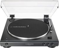 Audio-Technica at-LP60XBT-BK Fully Automatic Bluetooth Belt-Drive Stereo Turntable, Black, Hi-Fidelity, Plays 33 -1/3 and 45 RPM Vinyl Records, Dust Cover, Anti-Resonance