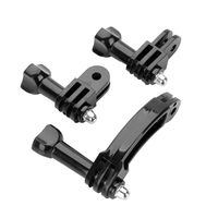 Fonciecle Curved Extension Arm + 90 Degree Rotary Connector Chain For GoPro Hero 2 3+ 4 5