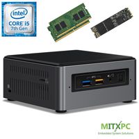 Intel BOXNUC7i5BNH Core i5-7260U NUC Mini PC w/ 32GB DDR4, 1TB M.2 SSD - Configured and Assembled by MITXPC