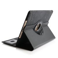 Sammid iPad 2 Protective TPU Case, iPad 2 Protective Cover, 360 Degrees Rotating Multi Function Screen Protective Case for 9.7 inch iPad 2/3/4 - Black