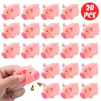 POPLAY Rubber Pig Baby Bath Toy for Kid,20 PCS