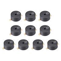 uxcell 10 Pcs DC 5V Passive Electronic Buzzer Alarm Beeper Intermittent Sound 85dB Speaker Patch Type
