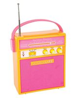 Sunnylife Retro Portable Beach MP3 Smartphone Speaker with AM/FM Radio