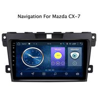 HWENJ SAT Nav for Mazda Cx-7 2008-2015, Android 8.1 Car Stereo GPS Navigation 9" Video Player with Canbus Support Steering Wheel Control/Mirror Headrest/Screen Mirror Link/DAB/Bluetooth