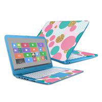 Mightyskins Skin Compatible with Hp Stream 14" (2016) - Golden Bubbles | Protective, Durable, and Unique Vinyl Decal Wrap Cover | Easy to Apply, Remove, and Change Styles | Made in The USA