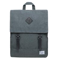 Stylish School Bookbag Kaukko College Student Laptop Backpacks fit 14" Laptops (Greygreen-KS04-2)