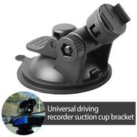 Car Suction Cup for Dash Cam Holder Vehicle Video Recorder on Windshield and Dashboard Mount View for Driving DVR Camera Camcorder GPS (Black)