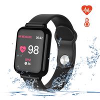 UWINMO Smart Watch for Android and iOS Phones with Heart Rate & Blood Pressure Monitor, Sleep Monitort, Information Reminder & Step Counter Waterproof Fitness Tracker for Men, Women and Kids