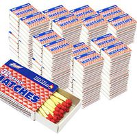 200 Packs Matches 32 Count Strike on Box Kitchen Camping Fire Wholesale Lot Bulk