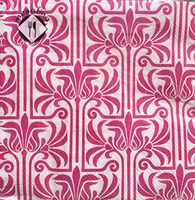 MesaFina Rosanne Beck Lilly Paper Luncheon Napkins, Lime Magenta, 40 ct