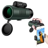 K&F Concept 12 X 50 Powerful High Definition Monocular with Low Light Night Vision for Bird Watching, Outdoor Sports Games and Concerts
