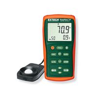 Extech EA33 EasyView Light Meter with Memory; Large LCD Display with Advanced illuminance Functions and Features; Store and Recall up to 50 Measurements, Includes Relative or Real time Clock Stamp