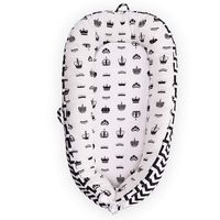 LOAOL Baby Portable Lounger Snuggle Infant Nest Bassinet Reversible Co Sleeping Cribs Newborn Bumper (BY-2051)