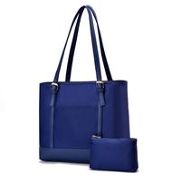 BAG WIZARD Lightweight Water Resistant Nylon Work Womens Tote Bag Large Capacity Shoulder Bag fit 15.6inch Laptop