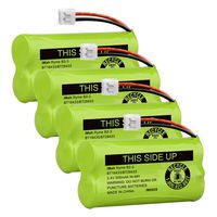 iMah BT18433/BT28433 2.4V 500mAh Ni-MH Cordless Phone Battery Pack, Also Compatible with VTech AT&T Telephone Batteries BT184342/BT284342 BT8300 BT1011 BT1018 BT1022 BT1031 2SN-AAA55H-S-J1, Pack of 4