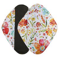 Hunputa Sanitary Napkins,Reusable Bamboo Cloth Washable Menstrual Pad Mama Sanitary Towel Pad (Multicolor, M)