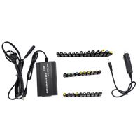 Universal Laptop Charger 120W 12-24V One for All - Strong Alloy Material AC Adapter Power Supply Cord with USB Ports for Mobile/Tablet - Compatible with DELL Lenovo HP Toshiba Samsung Acer Asus and