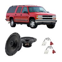 Compatible with Chevy Suburban 1988-1994 Rear Door Factory Replacement Harmony HA-R65 Speakers