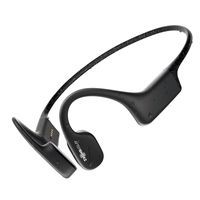 AfterShokz Xtrainerz Open-Ear MP3 Bone Conduction Wireless Sport Headphones, Waterproof for Lap Swimming and Watersports, Black Diamond with Swim Cap