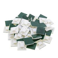 YXQ 30mm Wall Mounts Cable Tie Self Adhesive Wire Clips Base Holders Collector Insulation for Car Office Home 100Pcs