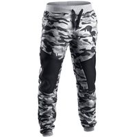 Men Pants Daoroka Men's Casual Camouflage Long Patchwork Jogger Gym Athletic Running Sports Trousers Sweatpants (XL, Gray)