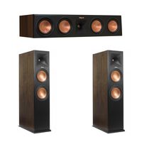 Klipsch Walnut 3.0 System with 2 RP-280FA Tower Speakers, 1 RP-450C Center Speaker