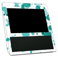MightySkins Skin Compatible with Amazon Echo Show - Teal Splatter | Protective, Durable, and Unique Vinyl Decal wrap Cover | Easy to Apply, Remove, and Change Styles | Made in The USA