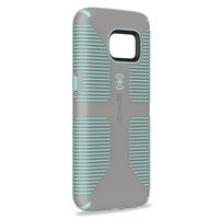 Speck Products Samsung Galaxy S7 Case, CandyShell Grip Case  (Sand Grey/Aloe Green), Military-Grade Protective Case